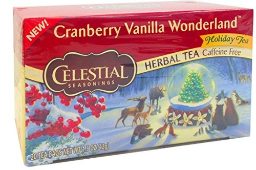 Celestial Seasonings Tea, Arándano Vainilla De Las Maravilla