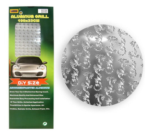 Malla De Aluminio Para Auto Camioneta Silver Dragon