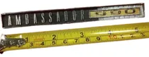 Comprar Insignia Leyenda Rambler Ambassador 990 De Tablero Guantera
