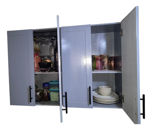 Gabinete Para Cocina, Rack Superior Para Cocina Gris