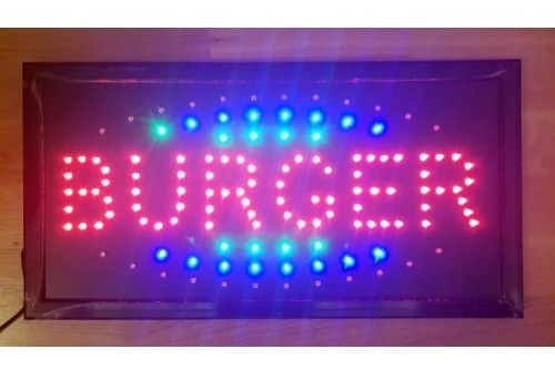 Combo De 3 Carteles Led De Una Sola Palabra A Pedido