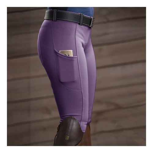 Pantalones De Equitación De Moda For Mujer Legg Elástico De