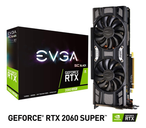 Tarjeta de video Nvidia Evga  SC Gaming GeForce RTX 20 Series RTX 2060 SUPER 08G-P4-3062-KR 8GB