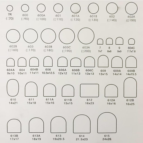 Puntas De Reparación De Tacones Altos 14x14mm