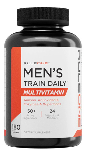 Rule One Multivitaminico Para Hombre 180 Tabletas Sabor Sin Sabor