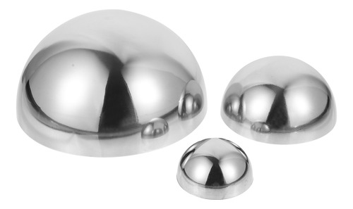 Espejo Esférico Con Forma De Bola Hueca De Metal, 3 Unidades