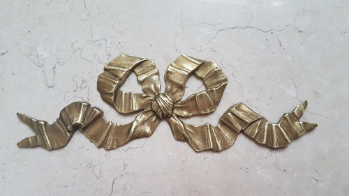 Herraje De Bronce P/muebles Etc Largo 11,5cm Alto 3cm