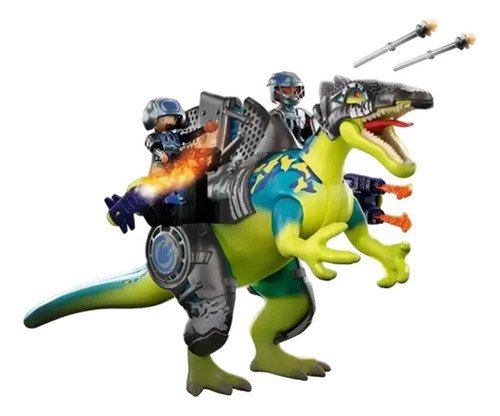 Dinosaurio Spinosaurus Doble Poder Playmobil 46 Pzs Febo