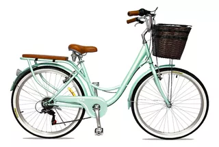 Bicicleta De Paseo Vintage De Mujer Paris Aro 26