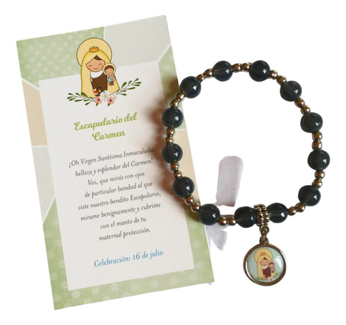 Edición Especial Pulsera Escapulario Virgen Del Carmen