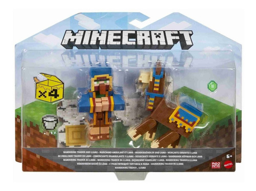 Minecraft Craft A Block Steve Iron Golem Figure Set