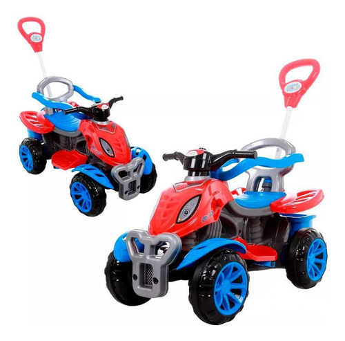 Quadriciclo Infantil Spider Adesivo Passeio Brinquedo