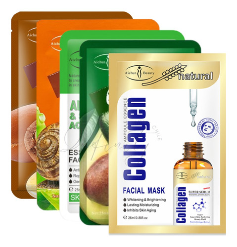 Pack 24 Mascarilla Facial Hidratante Aichun Beauty 