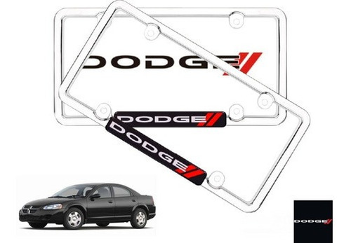 Par Porta Placas Dodge Stratus 2.4 2005 Original