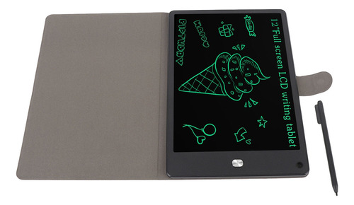 Tableta De Escritura Lcd Borrable De 12 Pulgadas, Bolígrafo