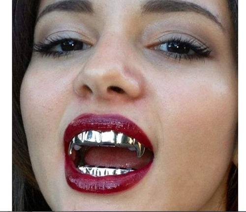 Imagen 2 de 4 de Lingduan - Juego De Dientes Falsos Removibles Chapados En