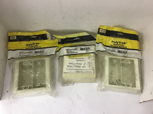 Hubbell Wt12tgbd Polytrack Walltrak 22 Nonmetallic Racew Ccf