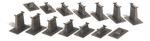 Bachmann 14 Pieza E-z Track Garantizado Set Muelle.