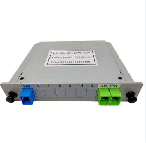 Divisor Splitter Óptico Plc Cassette 1x2 Sc-apc