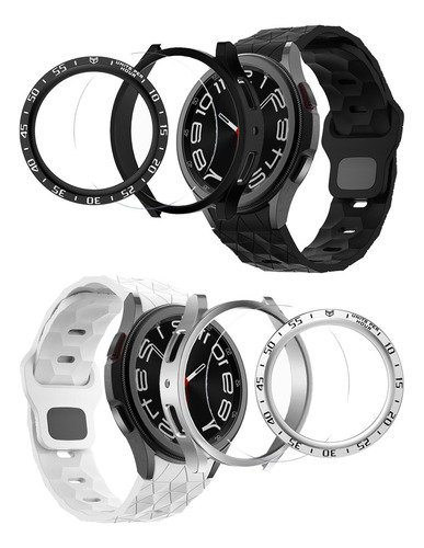 2 Correa Mica Funda Para Samsung Galaxy Watch 6 4 Classic 5