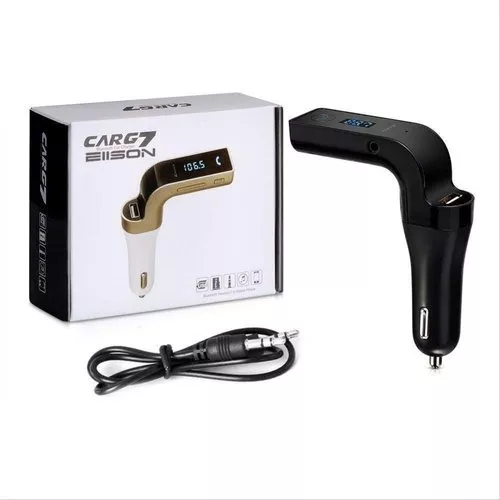 Transmisor Bluetooth Cargador Usb Auto Fm Manos Libres Carg7