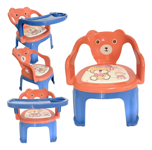 Cadeirinha Alimentação Refeição Infantil Acolchoada C/apito