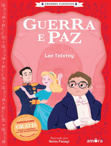 Grandes Classicos - Contos Russos - Guerra E Paz, de Tolstoy, Leo. Editora Amora, capa mole, edição 1 em português, 2023