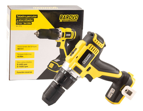 Taladro Percutor Y Atornillador 13 Mm Ion Litio 4000mah