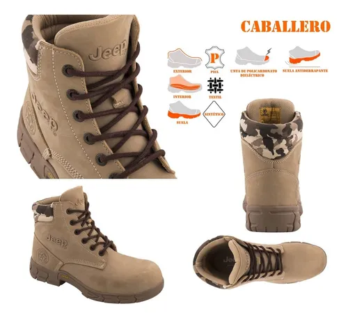 Zapatos jeep 2024 con casquillo