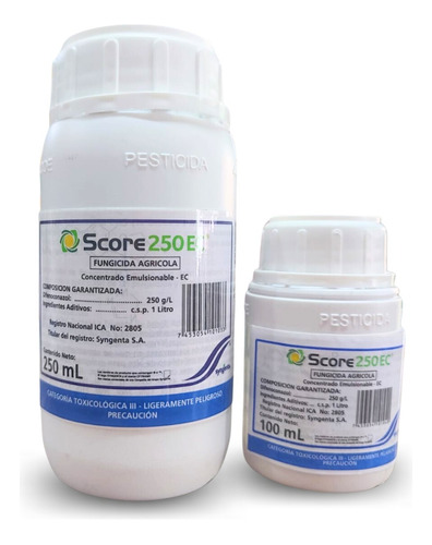 Score Syngenta Para Control De Hongos X 100cc