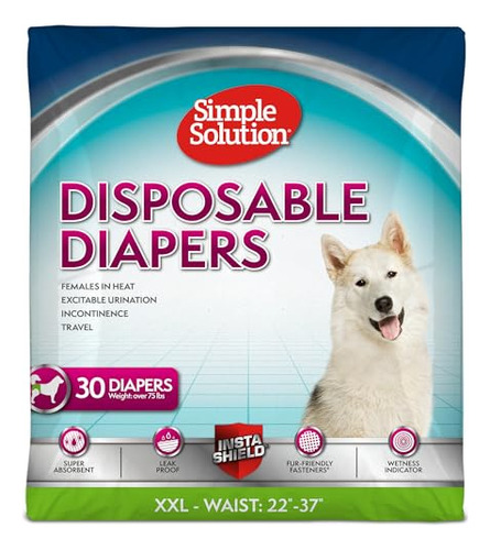Pañales Desechables Para Perros Simple Solution True Fit Pa
