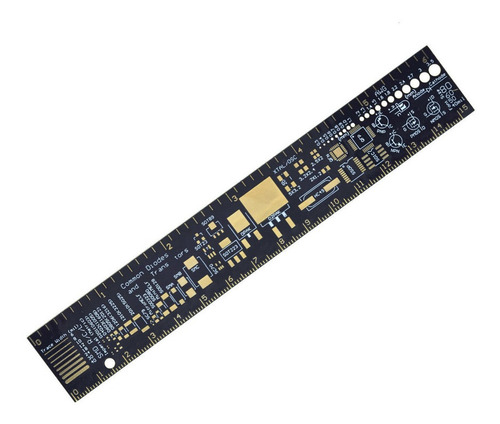 Regla De Referencia Pcb Para Componentes Y Circuitos Smd