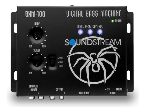  Soundstream Bmx-100 Epicentro Restaurador De Bajos (graves)