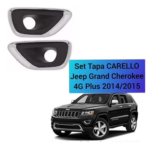 Aro Tapa Carello Set Grand Cherokee 4g Plus 2013 2014 2015
