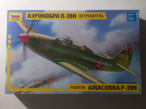 Imagen 1 de 2 de Zvezda P-39n Airacobra 1/72 Rdelhobby Mza