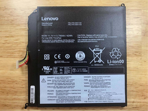45n1102 Lenovo Thinkpad X1 Helix 3701 Batería 3cell New Orig