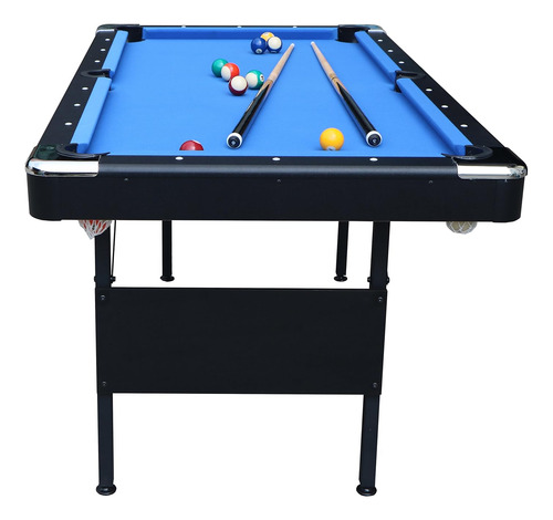 Mesa De Billar 3 En 1 Mesa De Billar Plegable De 5.5 Pies Color Del Paño