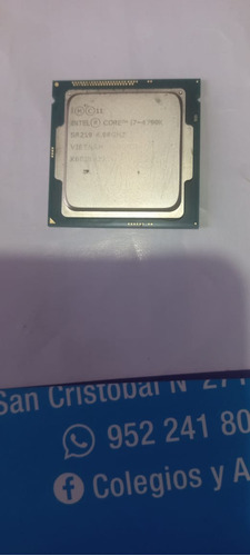 Procesador Intel Core I7-4790k 4.4ghz Con Gráfica Integrada