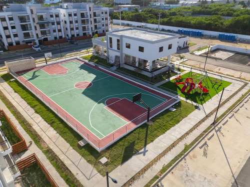 Moderno Apartamento En Venta Tipo Penthouse. Us$140 Mil, Sheetrock En Todo El Apto. Y Terraza En Privada En Madera