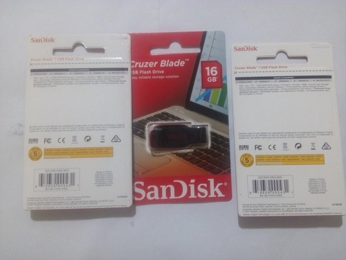 Imagen 3 de 5 de Memoria Microsd Flash 16gb Sandisk Nuevo Sellados X3
