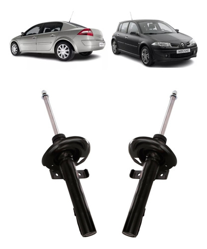 Kit X2 Amortiguador Delantero Renault Megane 2 [tarjetero]