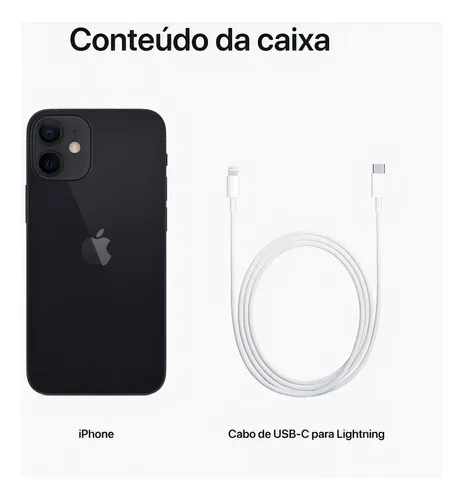 Apple iPhone 12 mini (128 GB) - Preto | MercadoLivre