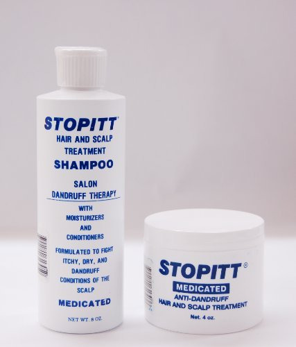 Shampoo Medicado Stopitt 8oz + Cabello Anti-dandruff O8lcu