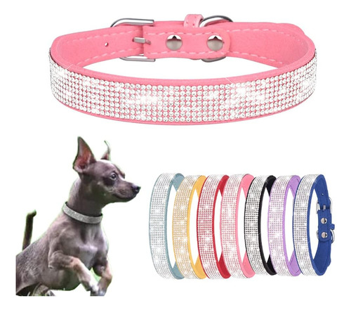 Bonito Collar Para Perro Con Diamantes De Imitación Elegante