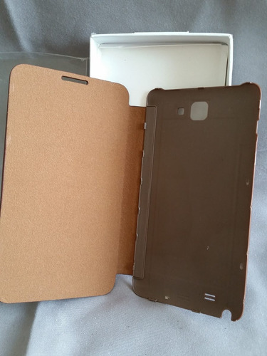 Capa Flip Cover Marron Original, Samsung, Sem Arranhões