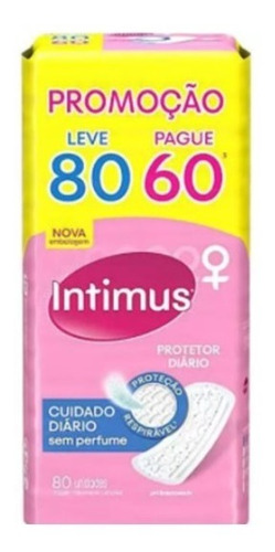 Kit C/ 3 Protetor Diário Intimus Days Flexível