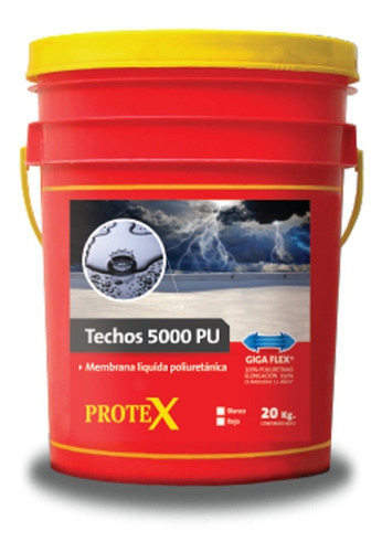 Membrana Liquida 100% Poliuretanica  X 20kg Protex 5000 Pu