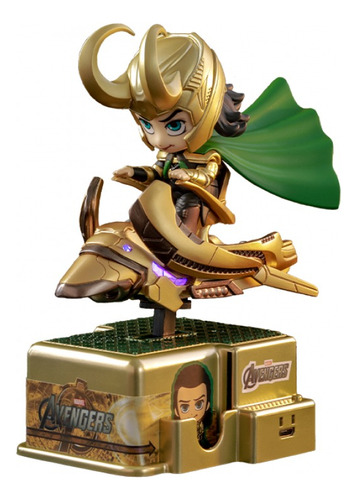 Loki Marvel Cosrider Hot Toys Luz Led Y Movimiento