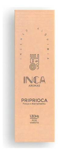 Incenso Inca Maça Com Canela - 4 Varetas Fragrância Priprioca