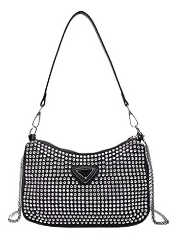 Bolso De Noche Para Mujer, Bolso De Mano Brillante Con De